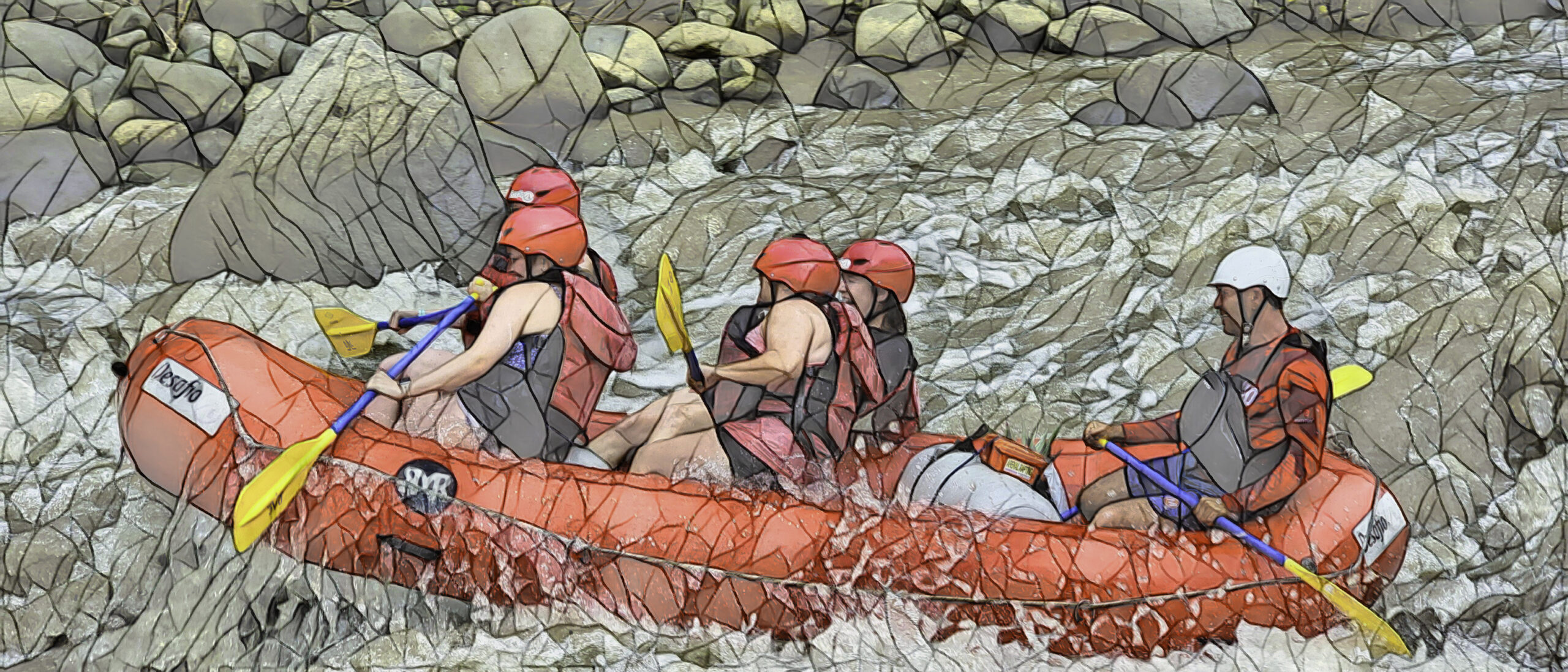 Whitw Water Rafting in Costa Rica
