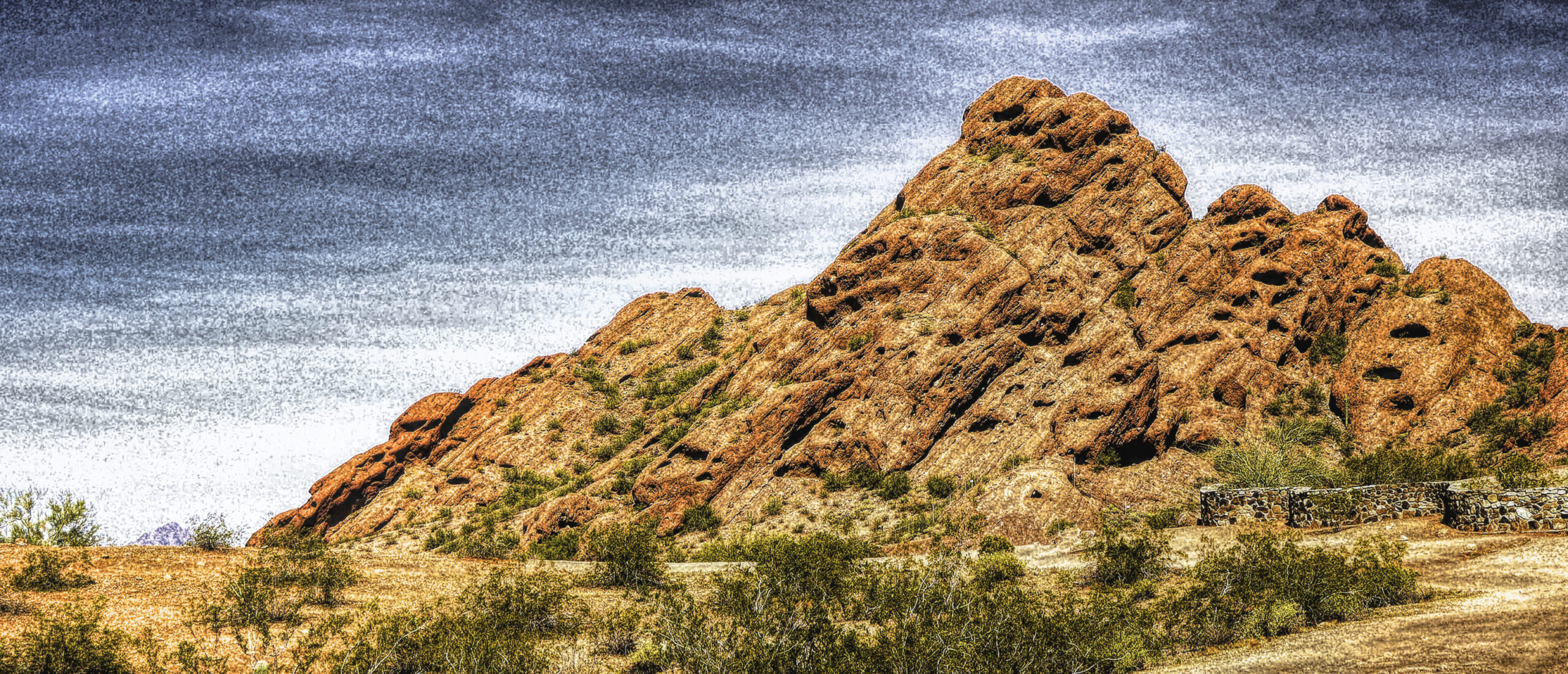 Red rock hill near Phoenix, Arizona
