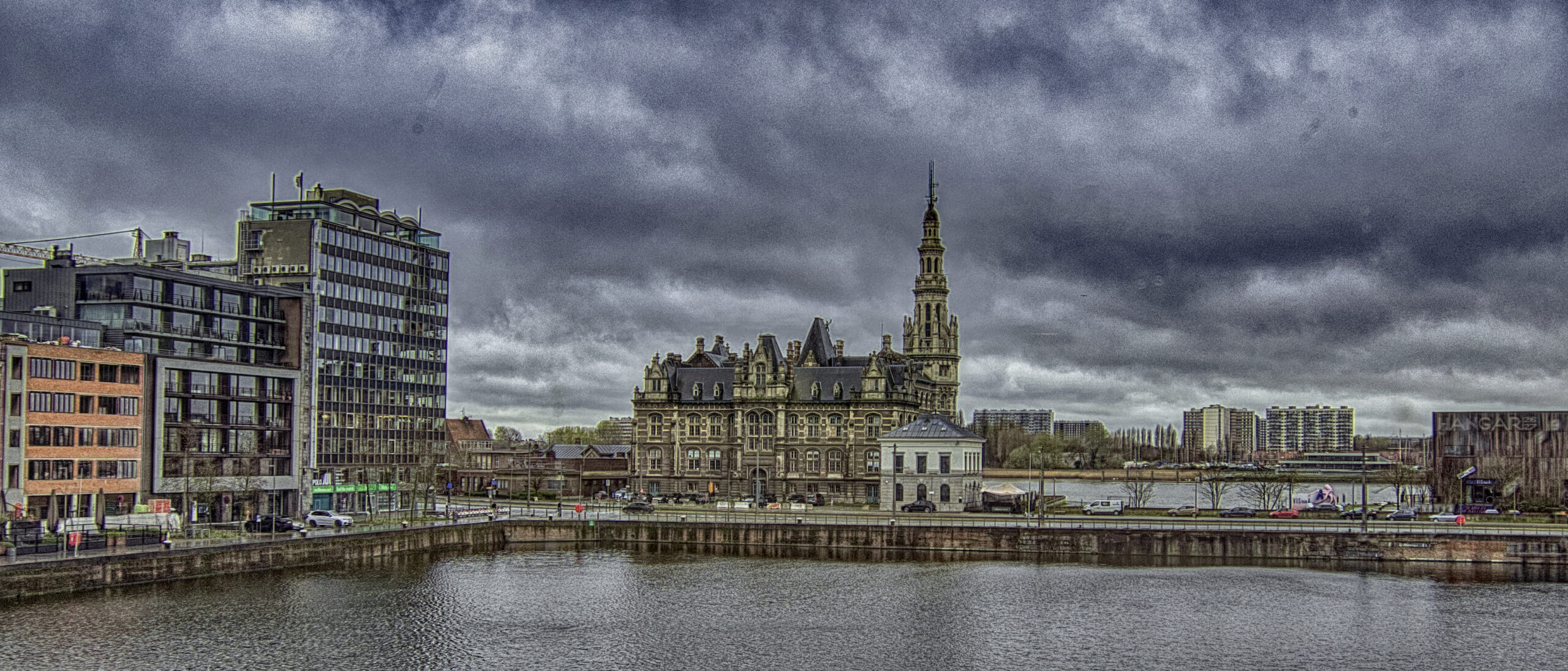 The government offices of Loodswezen in Antwerp, Belgium