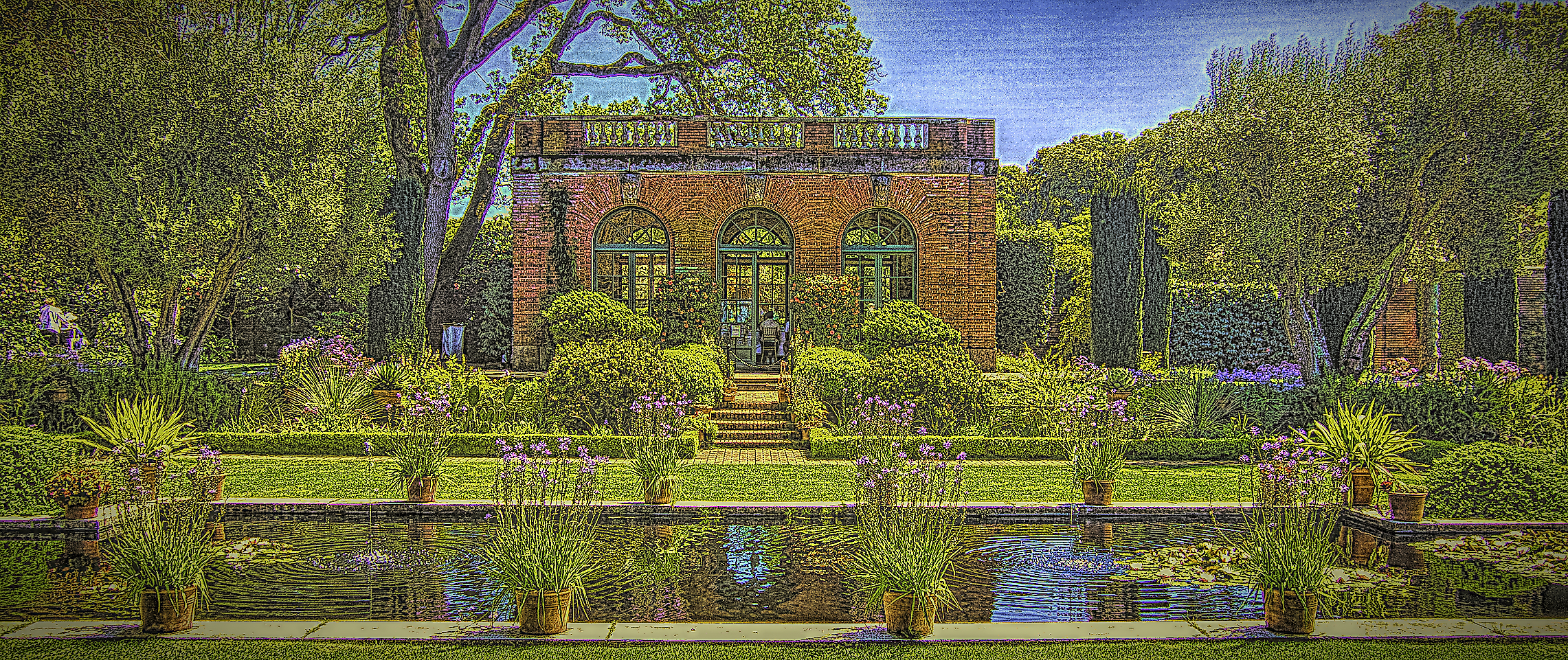 Meeting room in the garden of Filoli Gardens