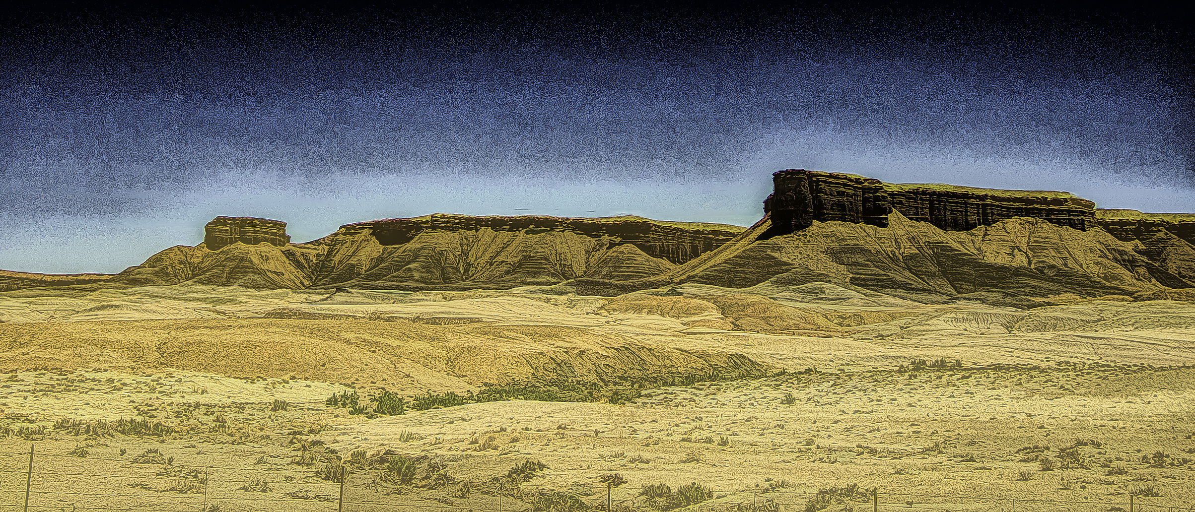 Rock formations in New Mexico