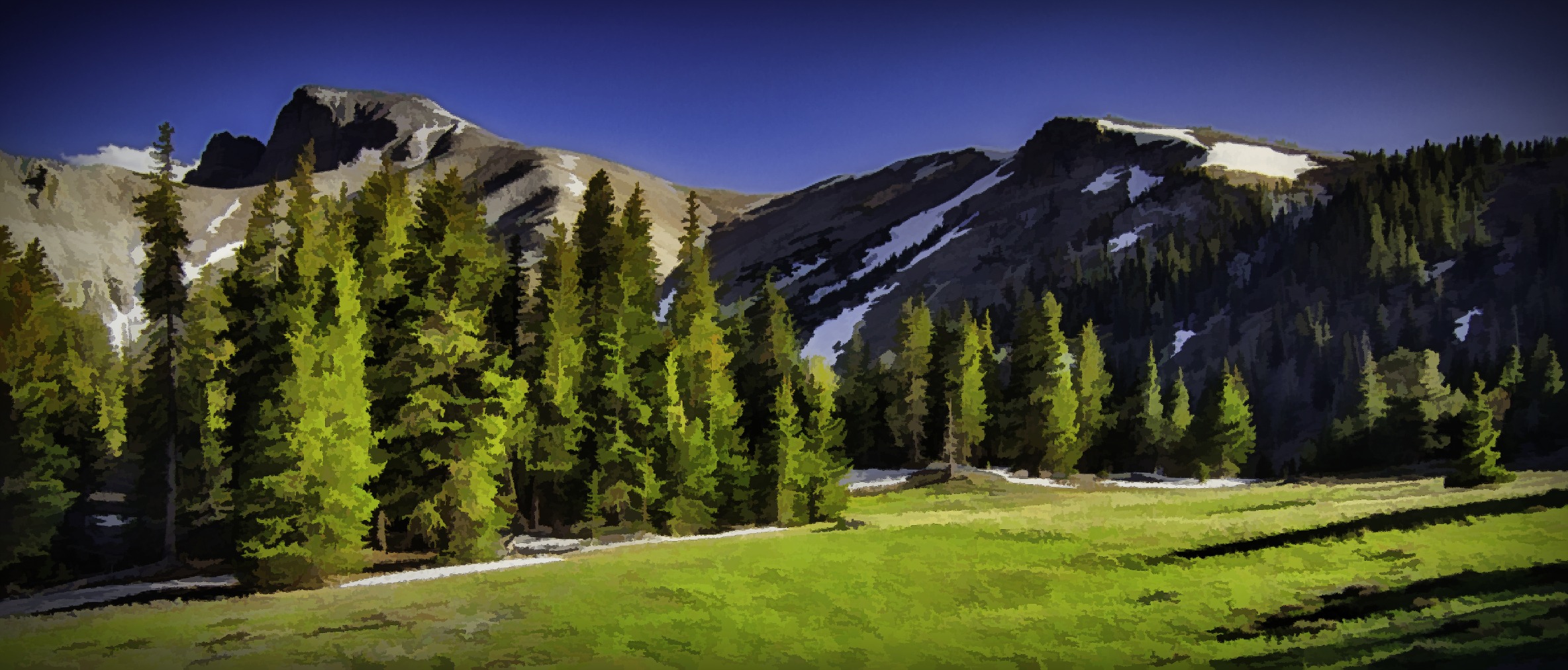 Mountain Peaks at Great Basin National Park in Nevada