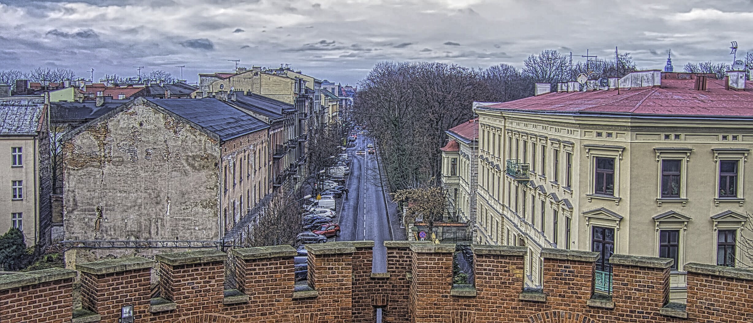 View over Krakow from Wawel Castle in Poland